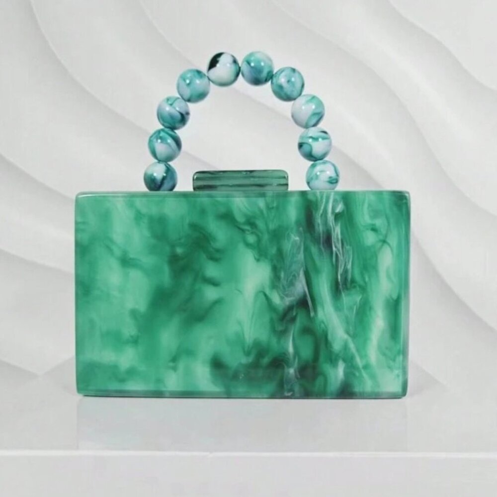 Acrylic Marble Handbag